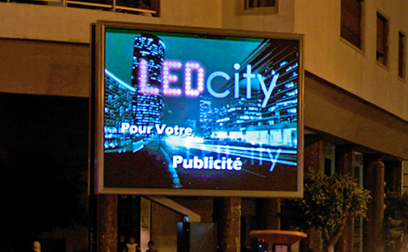 Affichage LED centre ville 1