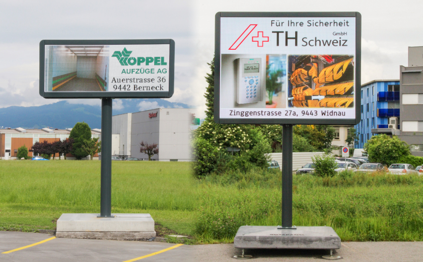 Affichage LED mobile