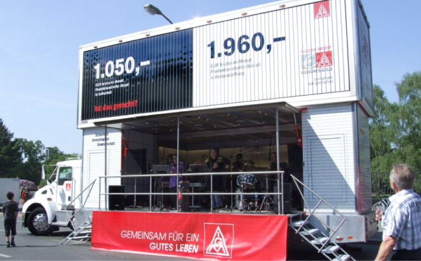 Trivision sur le camion 1
