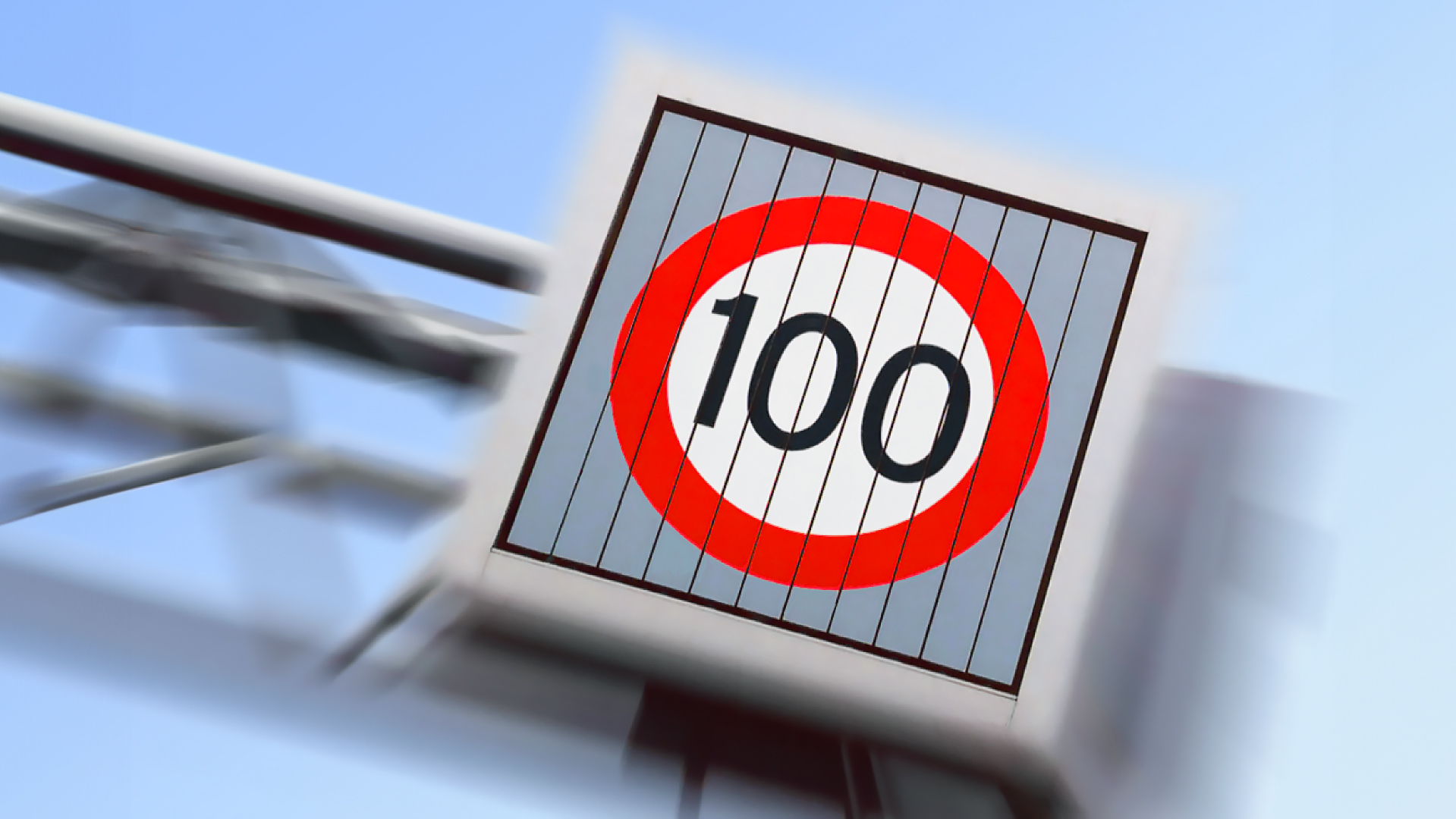Variable speed limit sign 3